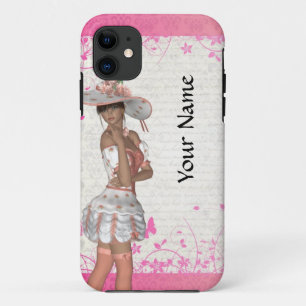 Rosa Sommermädchen Case-Mate iPhone Hülle