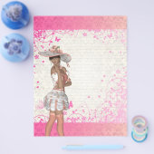 Rosa Sommermädchen Flyer (Einzeln)