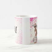 Rosa Sommermädchen Kaffeetasse (Mittel)