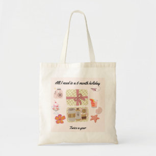 Rosa Sommertosack Tragetasche