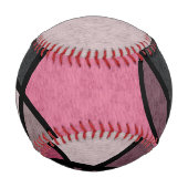 Rosa Sonnenaufgang, abstrakt Baseball (Vorderseite)