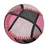 Rosa Sonnenaufgang, abstrakt Baseball (Vorderseite Links)