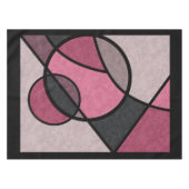 Rosa Sonnenaufgang, abstrakt Tischdecke (Vorderseite (Horizontal))