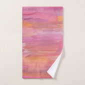 Rosa Sonnenaufgang Badetuch Set (Handtuch)