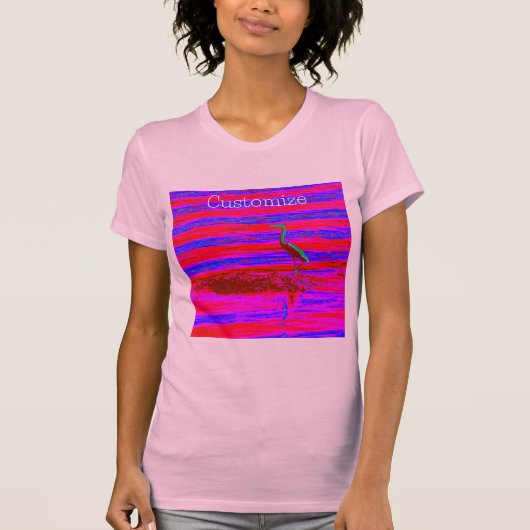 Rosa Sonnenaufgang T-Shirt (Vorderseite)