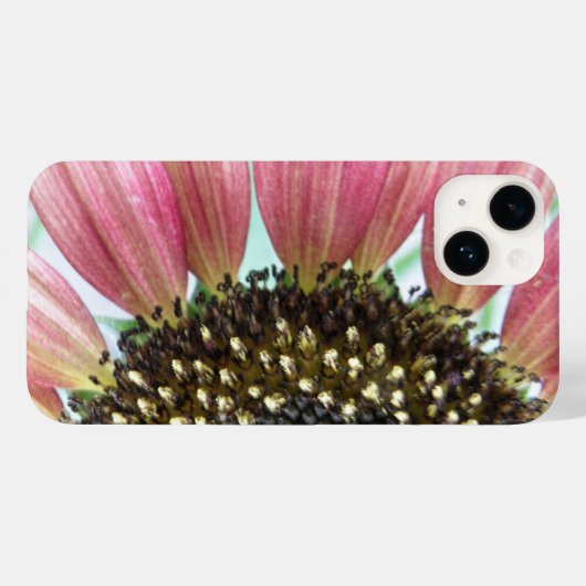 Rosa Sonnenblume Case-Mate iPhone Hülle (Rückseite (Horizontal))