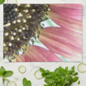 Rosa Sonnenblume Küchentücher (Gefaltet)