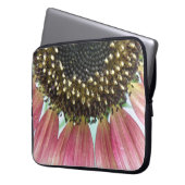Rosa Sonnenblume Laptop-Tasche Laptopschutzhülle (Vorderseite Links)