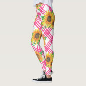 Rosa Sonnenblume Leggings (Links)