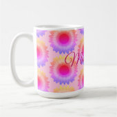 Rosa Sonnenblume Tasse (Links)