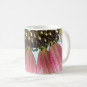 Rosa Sonnenblume Tasse (VorderseiteRechts)
