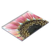 Rosa Sonnenblumen-Notebook Notizblock (Linke Seite)