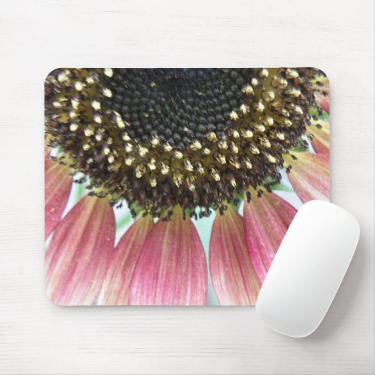 Rosa Sonnenblumenmousepad Mousepad (Mit Mouse)
