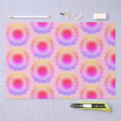 rosa Sonnenblumenspeckpapier Seidenpapier (Handwerk)