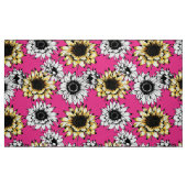 Rosa Sonnenblumenstoffe Stoff (Fat Quarter (45,7 x 55,9 cm))