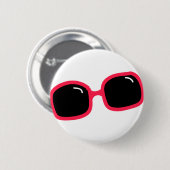 Rosa Sonnenbrille Button (Vorne & Hinten)