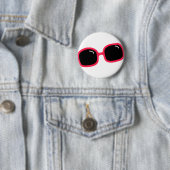Rosa Sonnenbrille Button (Beispiel)