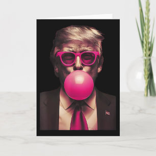 Rosa Sonnenbrille Trump Bubble Gum Shirt Wählen Si Karte