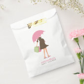 Rosa Sonnenschirm Mama Kinderdusche Geschenktütchen (Versiegelt)