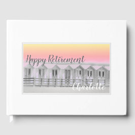 Rosa Sonnenuntergang Cornish Beach Hütte Pension Gästebuch