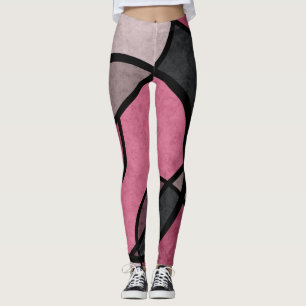 Rosa Sonnenuntergang Leggings