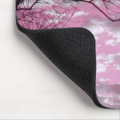 Rosa Sonnenuntergang Mousepad (Ecke)