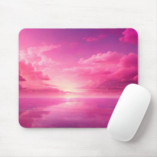 Rosa Sonnenuntergang Mousepad (Mit Mouse)
