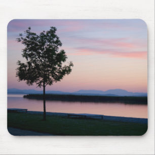 Rosa Sonnenuntergang Mousepad