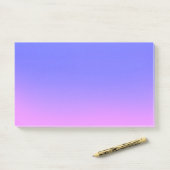 Rosa Sonnenuntergang Post-it Klebezettel (Auf Schreibtisch)