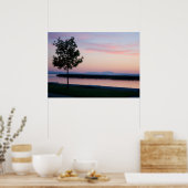 Rosa Sonnenuntergang Poster (Küche)