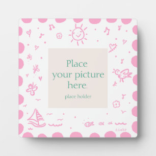 Rosa sonniger Rahmen