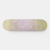Rosa Sparkle Glitzer Skateboard (Horizontal)