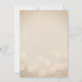 Rosa Sparkle Ornament Weihnachtsfest Party Einladung (Rückseite)