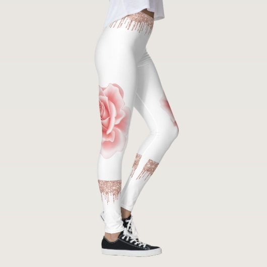 Rosa Sparkle Rose Leggings (Rechts)