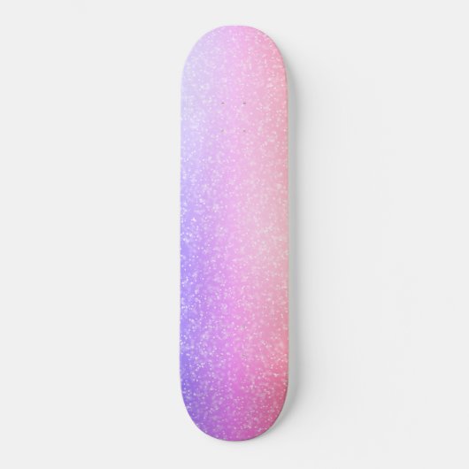 Rosa Sparkle-Skateboard Skateboard (Vorderseite)