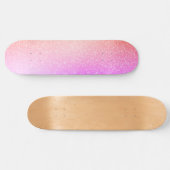 Rosa Sparkle-Skateboard Skateboard (Horizontal)