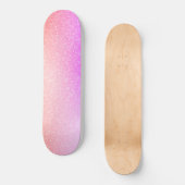 Rosa Sparkle-Skateboard Skateboard (Vorderseite)