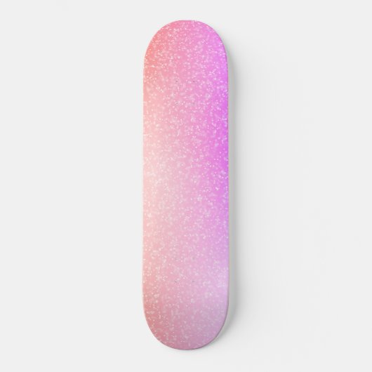 Rosa Sparkle-Skateboard Skateboard (Vorderseite)