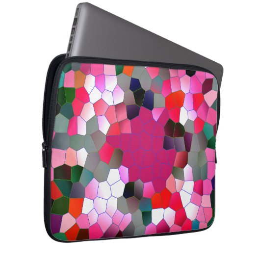 Rosa Spaß..... Laptopschutzhülle (Vorne Rechts)