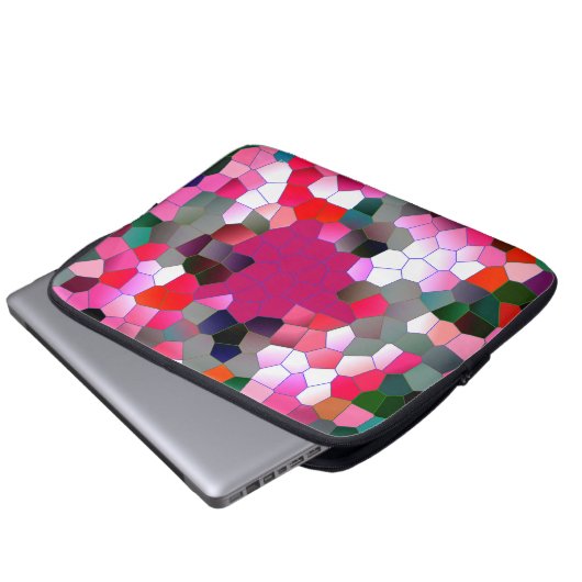 Rosa Spaß..... Laptopschutzhülle (Vorne Knopf)