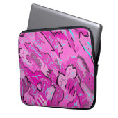Rosa! Spaß mit Abstrakter Kunst Laptopschutzhülle (Vorderseite Links)
