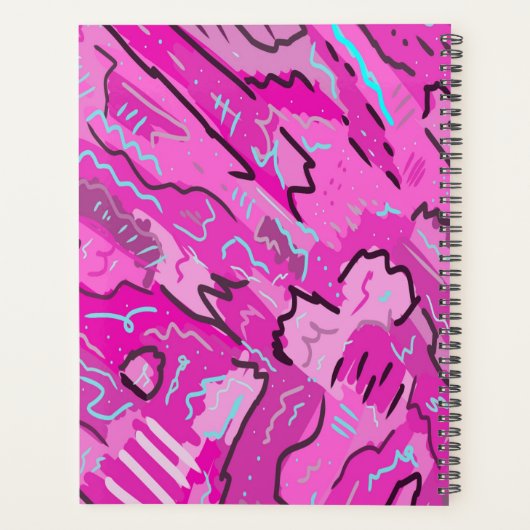 Rosa! Spaß mit Abstrakter Kunst Planer (Rückseite)