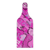 Rosa! Spaß mit Abstrakter Kunst Schneidebrett (Vorderseite)