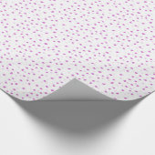 Rosa Speckpapier Geschenkpapier (Ecke)