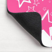 Rosa spielt Mausunterlage die Hauptrolle Mousepad (Ecke)