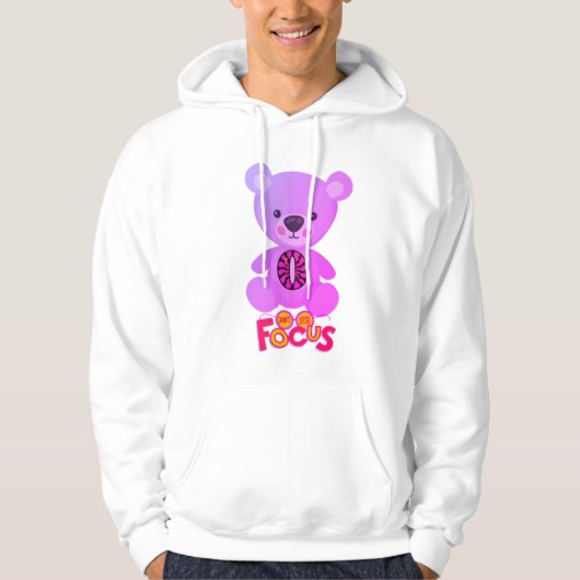 Rosa Spielzeugmänner Hoodie (Vorderseite)