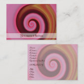 Rosa Spin Visitenkarte (Vorne/Hinten)
