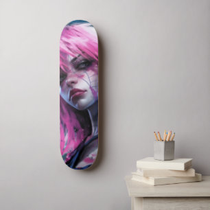 Rosa Spinne Skateboard
