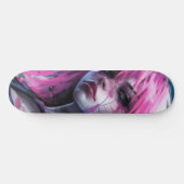 Rosa Spinne Skateboard (Horizontal)