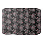 Rosa Spinnen und Weben Badematte (Vorderseite)